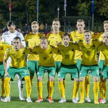 Lietuvos futbolininkai beviltiškai pralaimėjo Juodkalnijos rinktinei