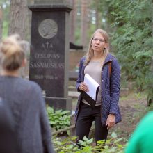 Kapinių rimtį nutraukė lietuvių klasikų istorijos