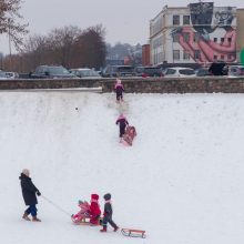 Pašalus – smagiau: jau galima šokti ir ant rogučių