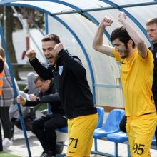 Geriausiu jaunuoju mėnesio futbolininku tapo veržlusis „Palangos“ puolimo lyderis