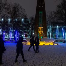 Nušvito gimtadienį švenčianti sostinė: prasidėjo pirmasis Vilniaus šviesų festivalis