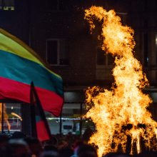 Šimtai žmonių Laisvės gynėjų dieną minėjo prie Seimo