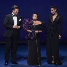 Apdovanojimuose „Žmonės 2020“ – jautrus V. Cololo dukros gestas