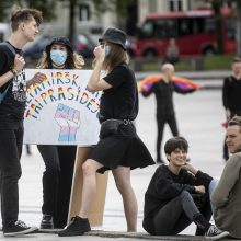 Apie 500 žmonių Vilniuje reikalavo užtikrinti LGBT bendruomenės teises 