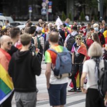 Apie 500 žmonių Vilniuje reikalavo užtikrinti LGBT bendruomenės teises 