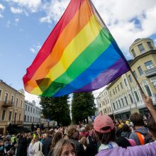 LGBT eiseną lydėjo ir maldos, ir vestuvės