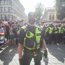 Policija apie neramumus per LGBT eitynes: nukentėjo du žmonės, pradėti penki ikiteisminiai tyrimai