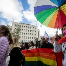 Išskirtiniai kadrai: konfliktai per „Kaunas Pride“ eitynes