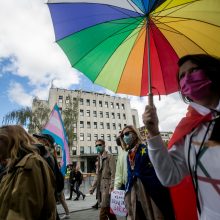 LGBT eiseną lydėjo ir maldos, ir vestuvės