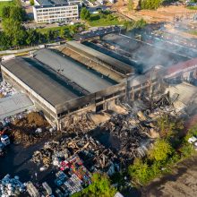 Gaisras „Žalvaryje“: S. Gentvilas įvardijo, kam padaryta didžiausia žala