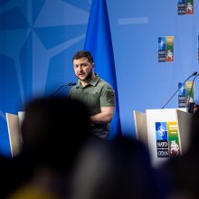 V. Zelenskis Vilniuje: esu įsitikinęs, kad po karo Ukraina bus NATO narė