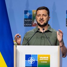 V. Zelenskis Vilniuje: esu įsitikinęs, kad po karo Ukraina bus NATO narė