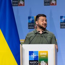 V. Zelenskis Vilniuje: esu įsitikinęs, kad po karo Ukraina bus NATO narė