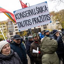 Protestas dėl NT mokesčio: jeigu matysiu, kad iš manęs atima namus, aš juos sudeginsiu