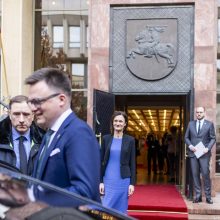 Pirmojo vizito į Lietuvą atvykęs Lenkijos Seimo vadovas: esame reikalingi vieni kitiems
