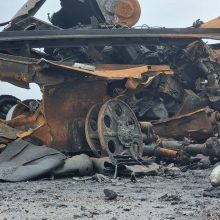 Klaipėdiečio užfiksuotuose kadruose – sprogimų Charkove padariniai