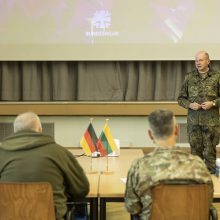 A. Anušauskas: Lietuva svarsto spartinti ukrainiečių karių mokymų tempą