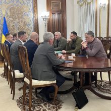 Kyjive viešintis G. Landsbergis: paramos Ukrainai šulinio dar nesame išsėmę