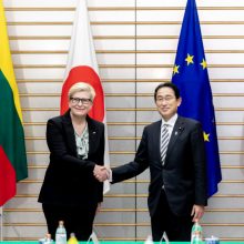 Lietuvos ir Japonijos premjerai įtvirtino šalių strateginę partnerystę