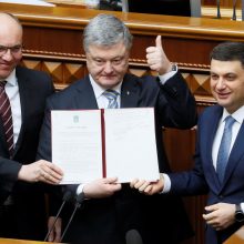 ES pripažino Ukrainos pažangą dėl reformų ir pakartojo reikalavimus Rusijai