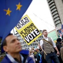 Londone – masinė demonstracija prieš „Brexit“