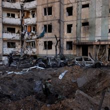 Karas Ukrainoje: Kyjive – dar viena Rusijos ataka, savanoriai pakeis Černobylio AE darbuotojus