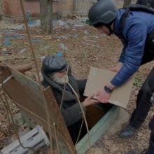 Ukrainos kariuomenė siekia stiprinti gynybines pozicijas Bachmute