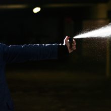 Bute apiplėšta moteris: papurškė ašarinių dujų, plastikiniu dirželiu surišo rankas 