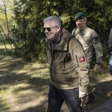 A. Anušauskas: Lietuva svarsto spartinti ukrainiečių karių mokymų tempą