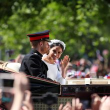 Sasekso kunigaikštienė Meghan ir princas Harry susilaukė pirmagimio