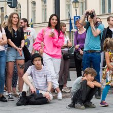 Gatvės muzikos diena: Vilniuje gyva muzika – net viešajame transporte