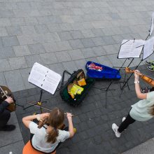 Gatvės muzikos diena: Vilniuje gyva muzika – net viešajame transporte