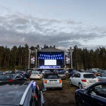 Paluknio aerodrome tautiečius linksmino atlikėjas „Junor A“