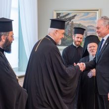 Konstantinopolio patriarchas G. Nausėdai pristatė bažnytinės struktūros Lietuvoje planus