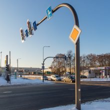 Dviejose tvarkomose Kauno gatvėse – eismo pokyčiai