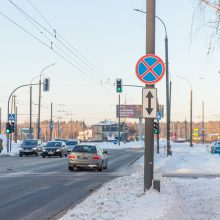 Dviejose tvarkomose Kauno gatvėse – eismo pokyčiai