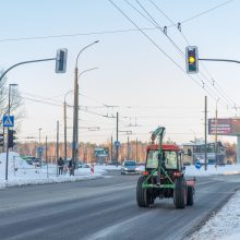 Dviejose tvarkomose Kauno gatvėse – eismo pokyčiai