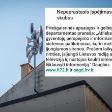 Kaune kaukė sirenos, bet jas girdėjo ne visi