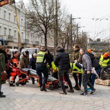 Daugiau detalių apie nelaimę Laisvės alėjoje: paaiškino, kaip sužalotas liepą sodinęs darbininkas