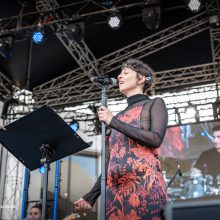 Į Klaipėdos pilies džiazo festivalį Monika Liu atvyko su dvylika vyrų ir paskelbė nedarbo dieną
