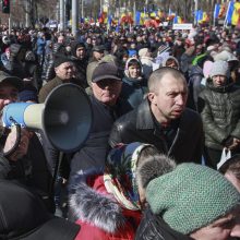 Moldovos policija sako išardžiusi destabilizuoti padėtį siekusį Maskvos organizuotą tinklą