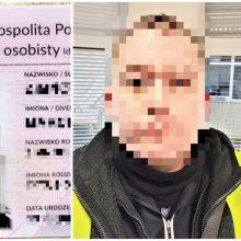 Į Baltarusiją važiavęs lenkas Lietuvos pasieniečiams pateikė visiškai į save nepanašaus vyro pasą