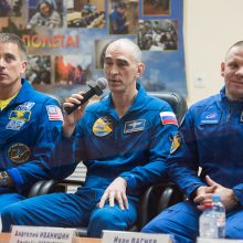 Į TKS kylantys astronautai ėmėsi ypatingų saugumo priemonių dėl koronaviruso