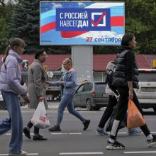 Lietuvos ir dar 12 ES šalių parlamentų komitetai pasmerkė Rusijos „referendumus“ Ukrainoje