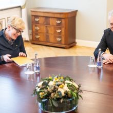 I. Šimonytė su G. Nausėda ketina iki liepos aptarti pasikeitimus Vyriausybėje 