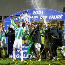 Finale „Panevėžį“ sutriuškinęs Vilniaus „Žalgiris“ tapo LFF taurės nugalėtoju