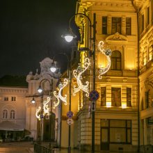 Vilniaus gatvės pasipuošė žiemos šventėms