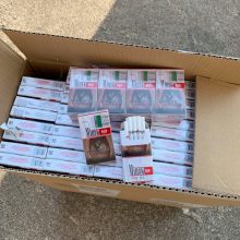Šalčininkuose sulaikyta daugiau nei 2 mln. eurų vertės cigarečių kontrabanda