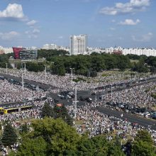 S. Cichanouskajos štabas ragina Baltarusijoje pradėti visuotinį streiką