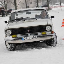 Automobilių sporto veteranai vėl varžysis slalomo aikštelėse Kaune